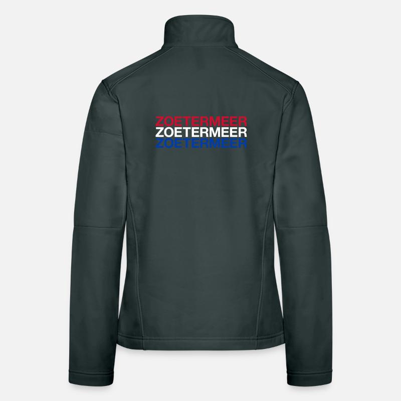ZOETERMEER Pays-Bas Drapeau des Pays-Bas Veste en tissu softshell Femme