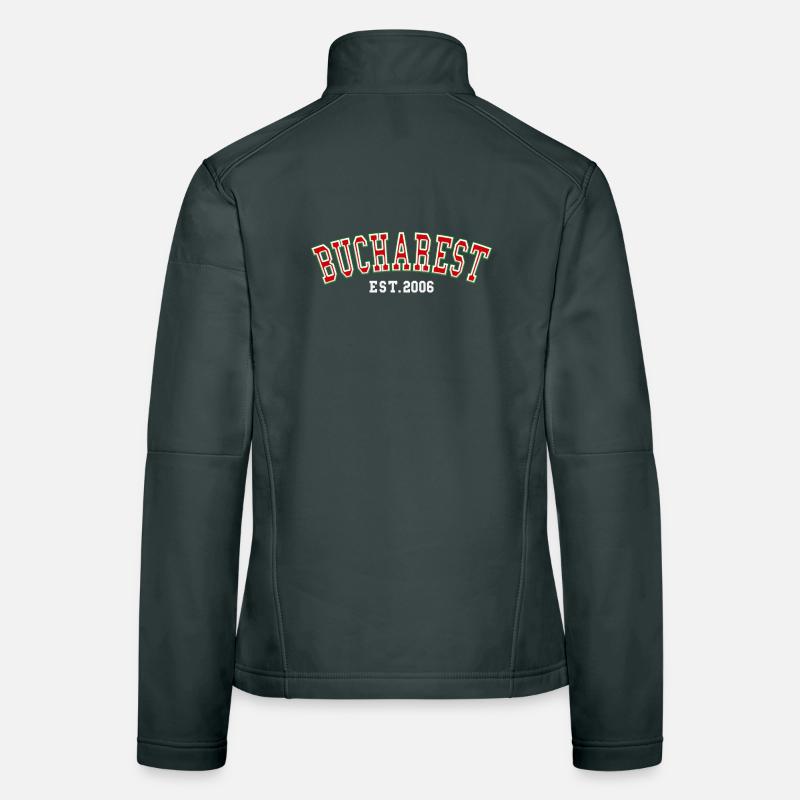 Bucarest Est. 2006 Veste en tissu softshell Femme