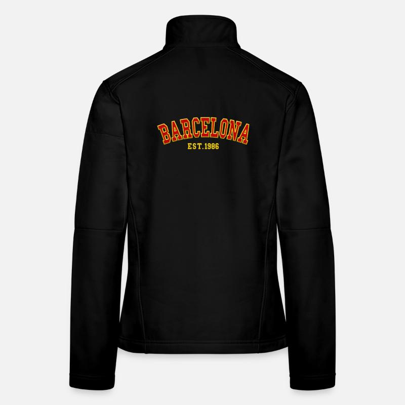 Barcelona Est. 1986 - Women's Softshell Jacket - black