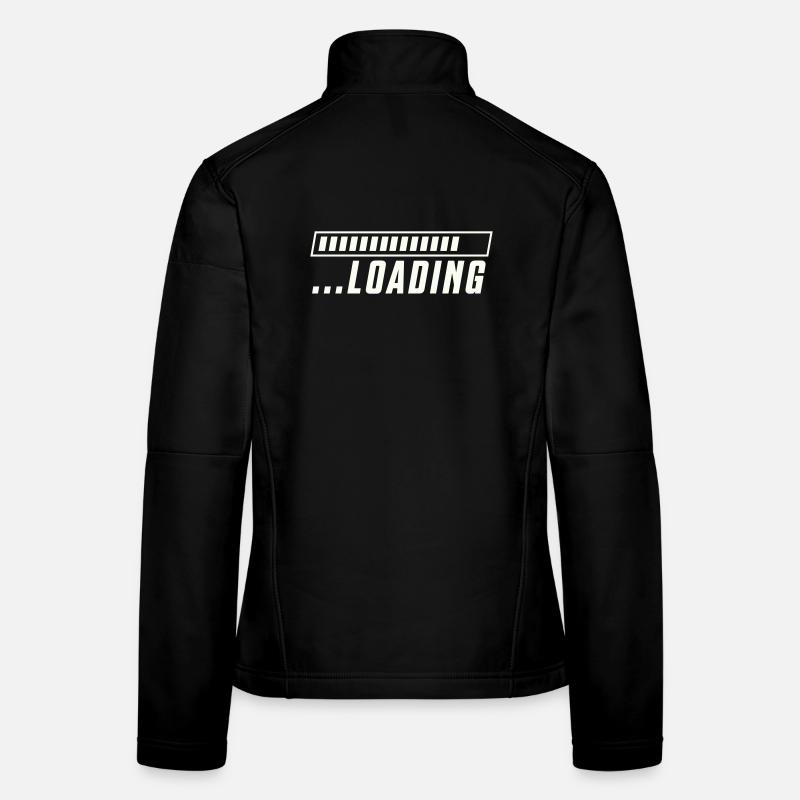 Progression du chargement de la barre de chargement Veste en tissu softshell Femme