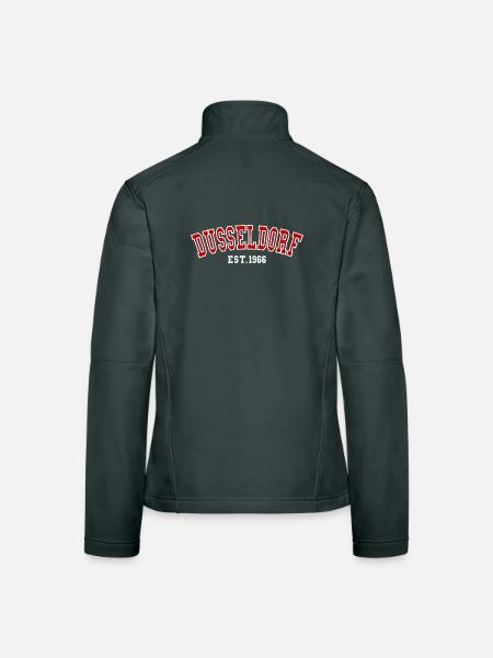 Dusseldorf Est. 1966 - Women's Softshell Jacket - black - Back