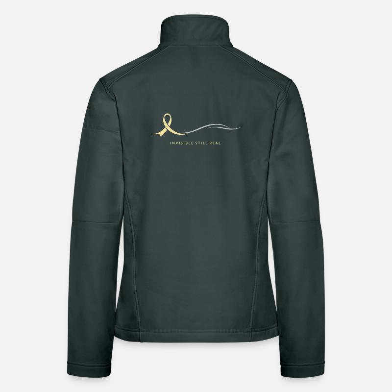 Sensibilisation à l’endométriose Guerrier de l’endo Veste en tissu softshell Femme