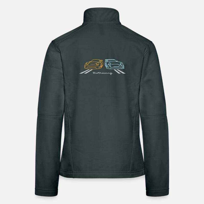 Slot Racing 2 voitures Version 2 Veste en tissu softshell Femme