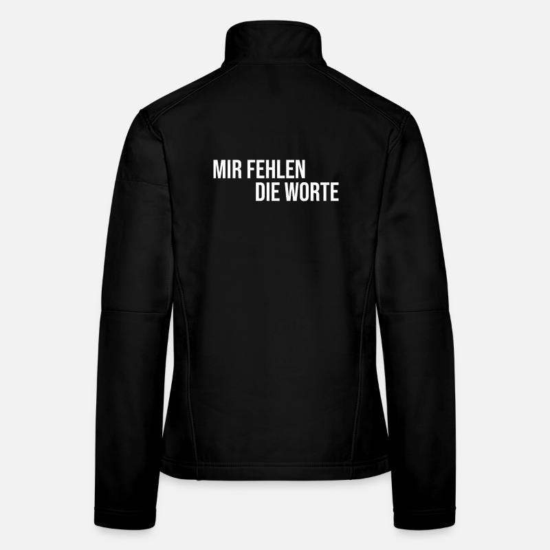 Mir fehlen die Worte Frauen Softshelljacke