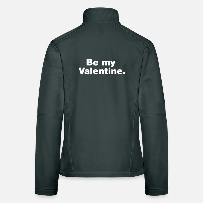 Soyez mon valentin Veste en tissu softshell Femme
