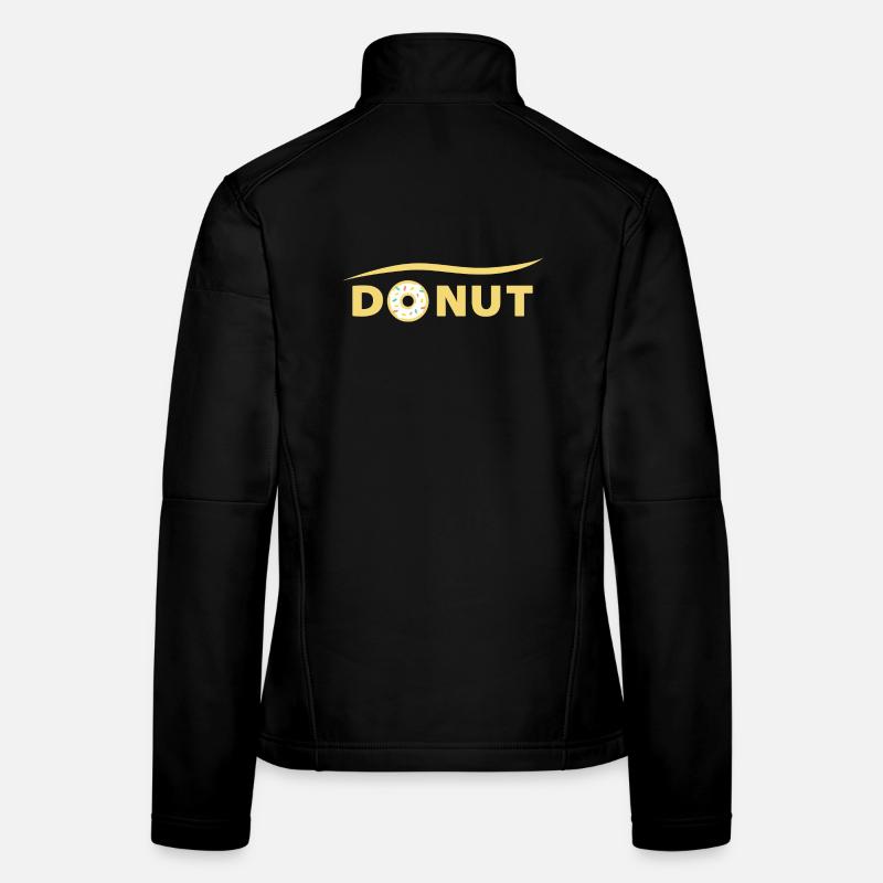 DONUT lettering | donut claim Women's Softshell Jacket