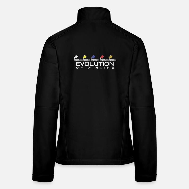Évolution de la victoire – Catégories de courses de stock car Veste en tissu softshell Femme