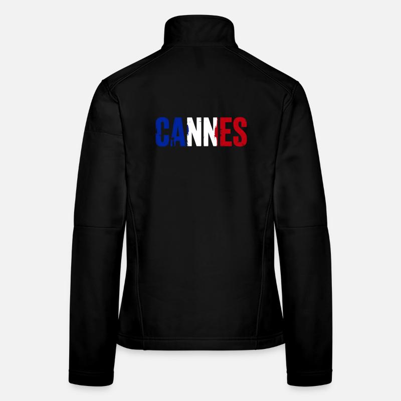Cannes Frankreich Frauen Softshelljacke