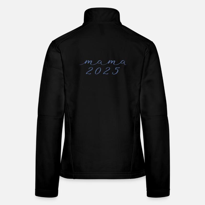 Mama 2025-Muttertag2025 - Frauen Softshelljacke - Schwarz