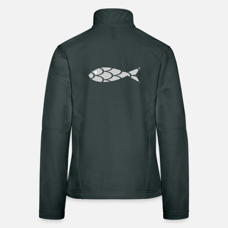 SARDINE. FISH. APRIL FOOL. EASTER. SEA Women's Softshell Jacket