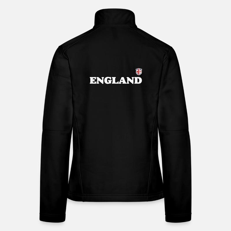 England Crest Typography Women's Softshell Jacket