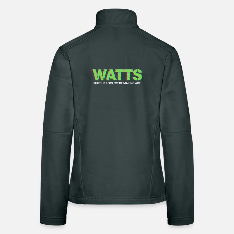 WATTS Neon Pop Art Tee Women's Softshell Jacket
