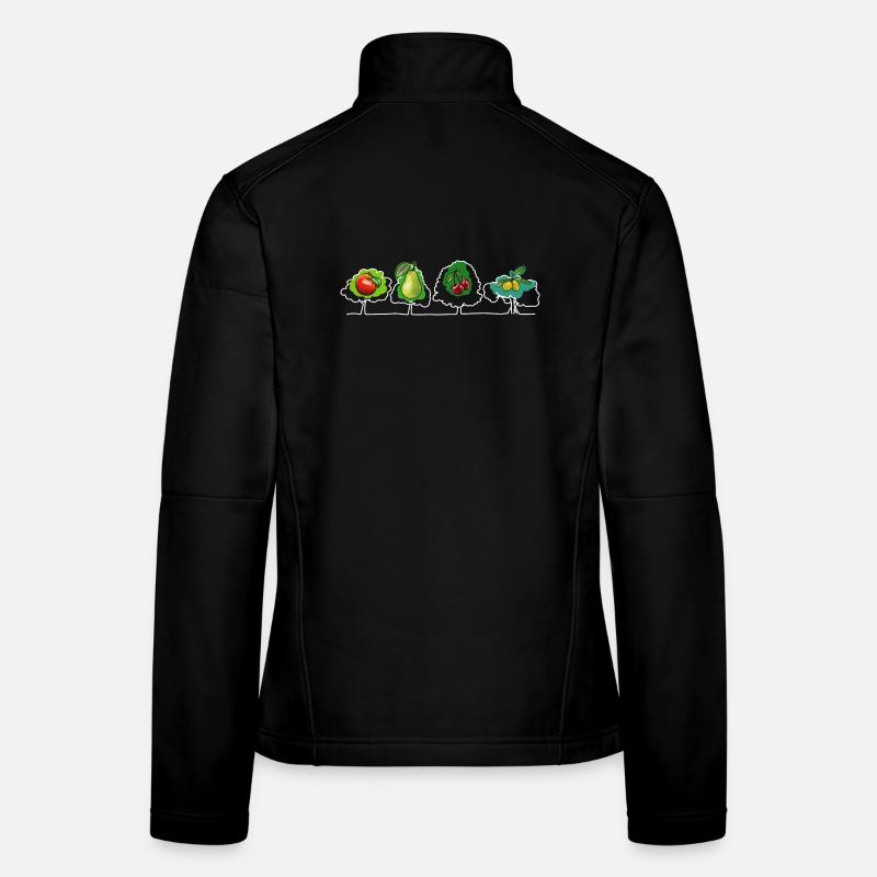 Obst und Früchte Frauen Softshelljacke