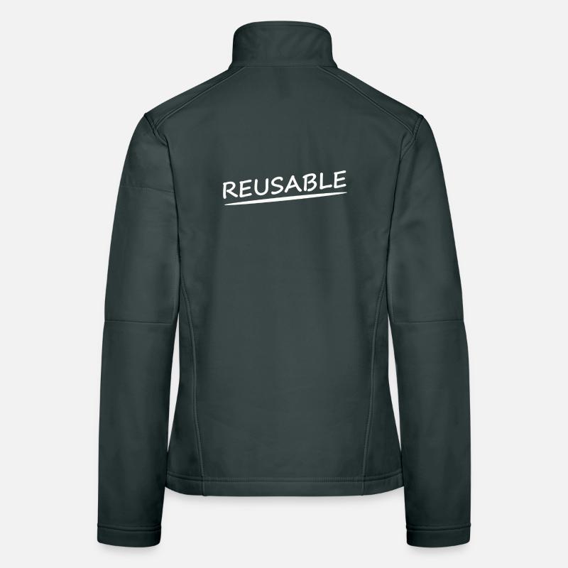REUSABLE Frauen Softshelljacke