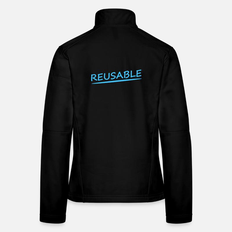 RÉUTILISABLE Veste en tissu softshell Femme