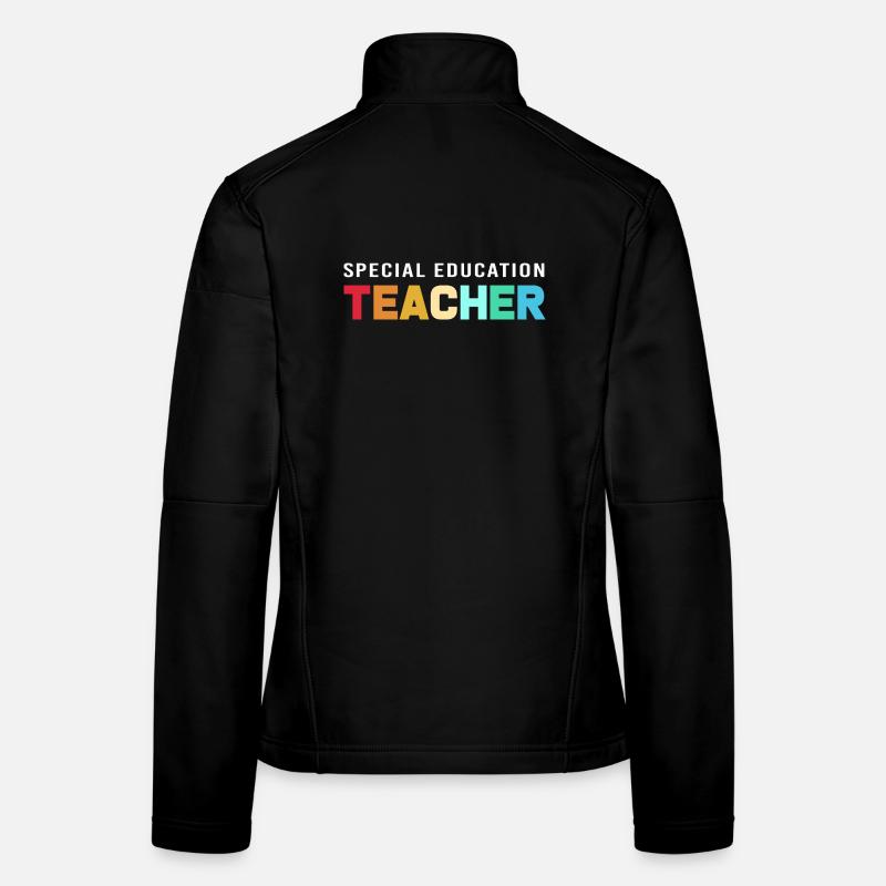 Special Needs School Teacher Special Education Pedagogue Women's Softshell Jacket