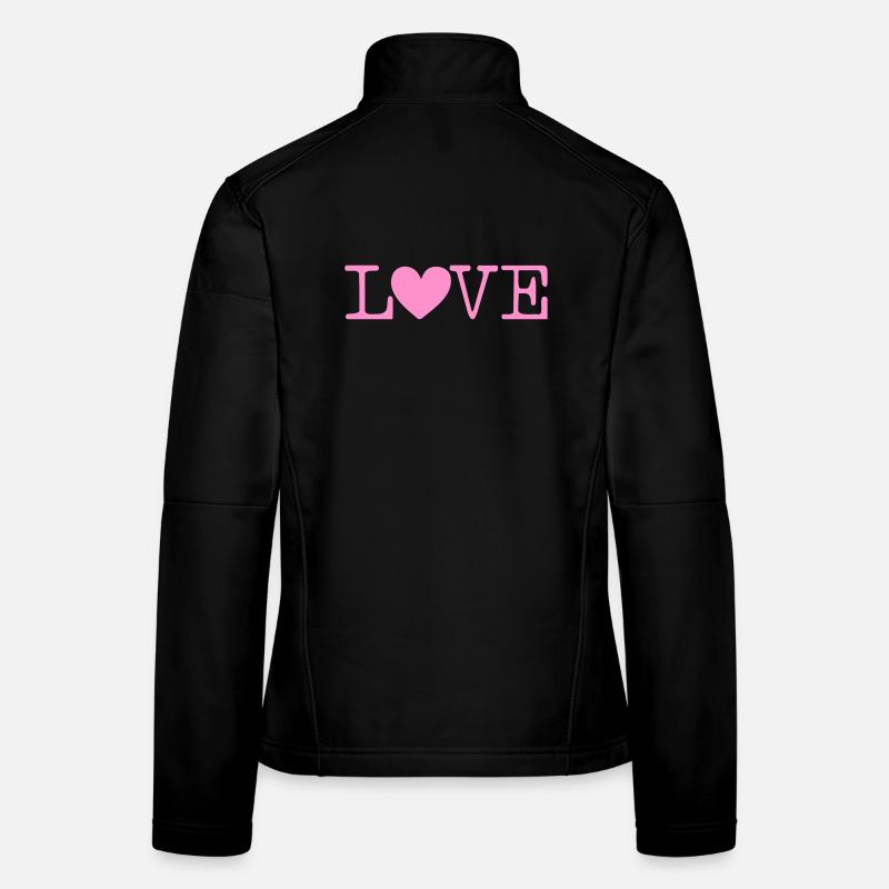 Amour Veste en tissu softshell Femme