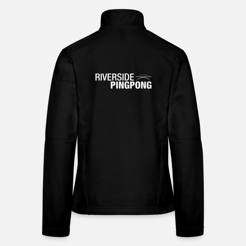 Riverside Pingpong - Frauen Softshelljacke - Schwarz