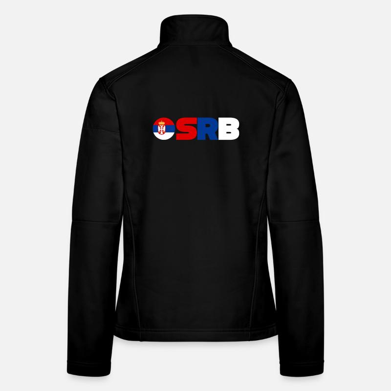 Serbien Frauen Softshelljacke