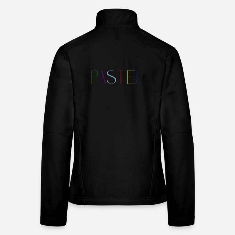PASTELL Couleurs pastel Veste en tissu softshell Femme