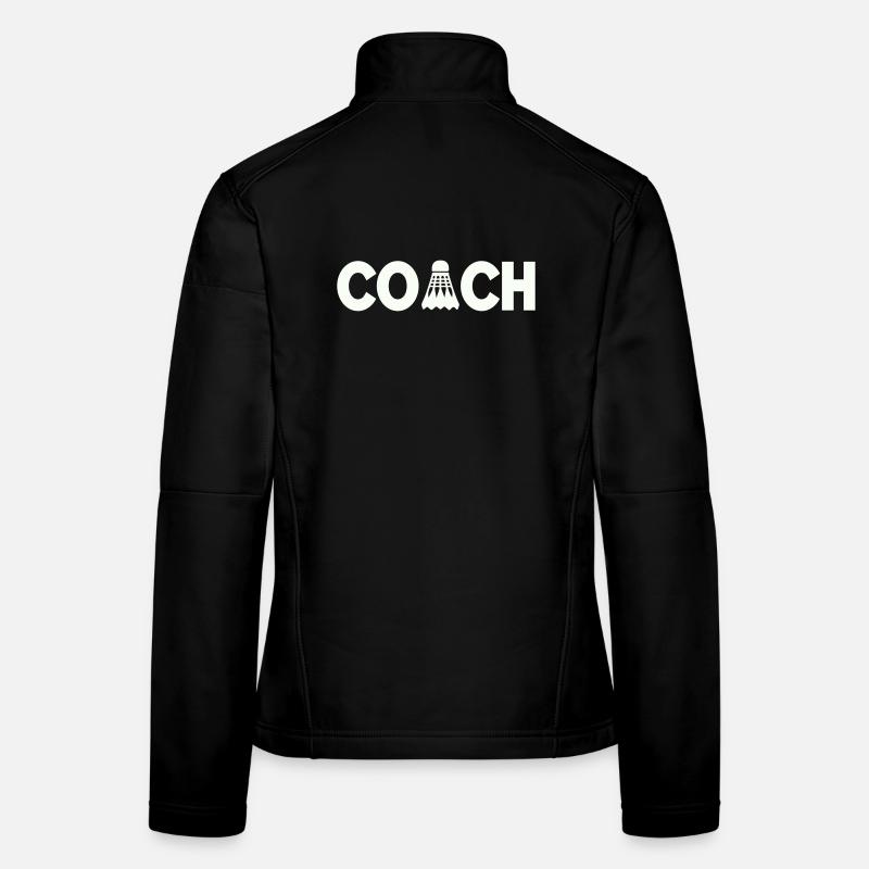Badminton Coach Women's Softshell Jacket