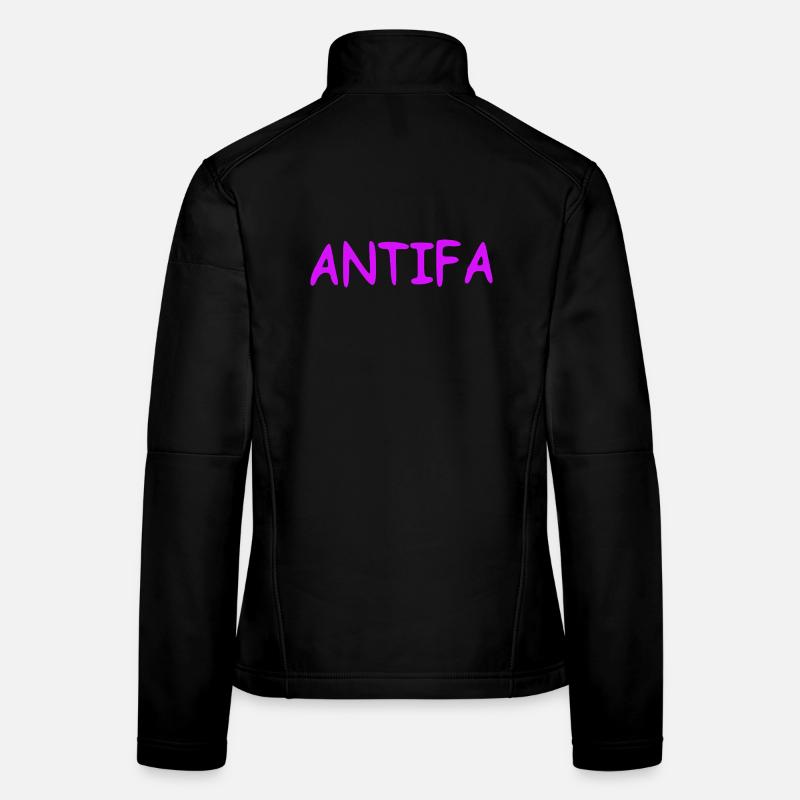 Antifa - lilac Frauen Softshelljacke