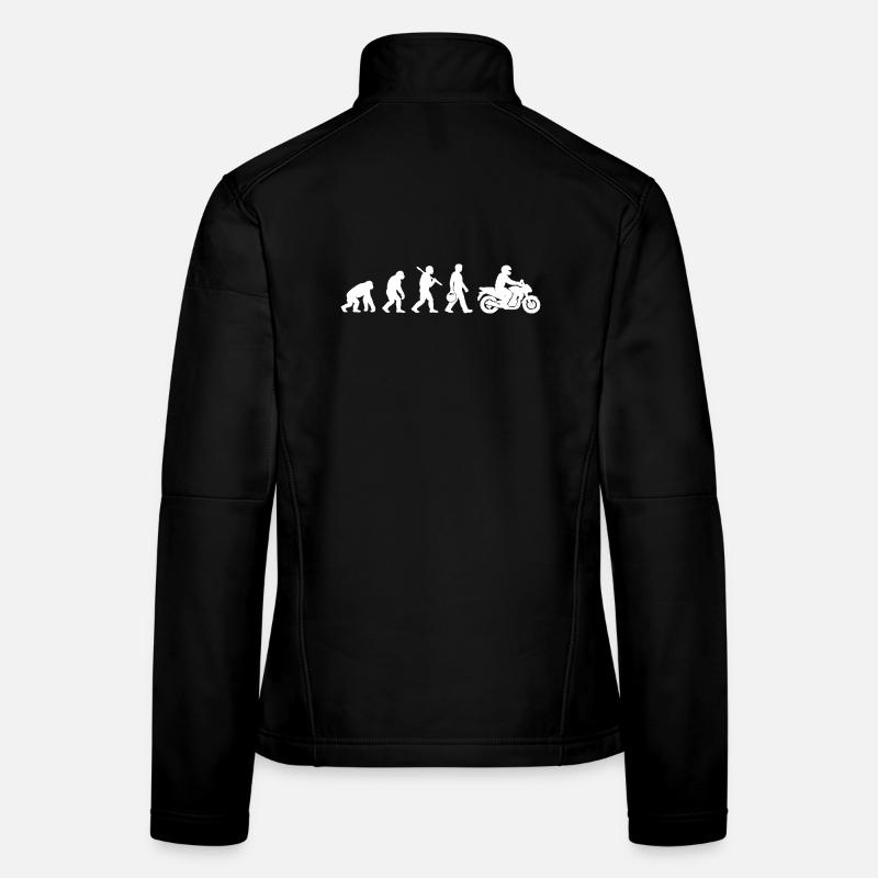Évolution vers la moto Veste en tissu softshell Femme