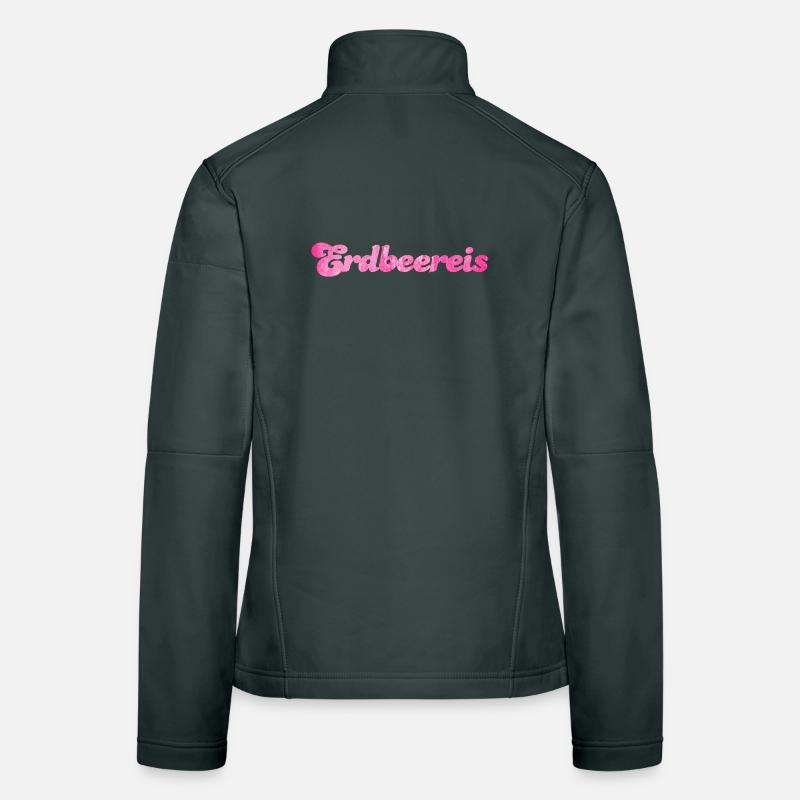 Erdbeereis Eis Fan Sommer Erdbeeren Erdbeer süß Frauen Softshelljacke