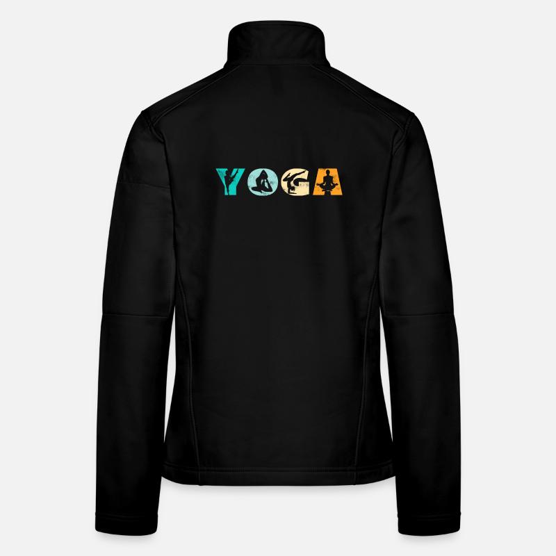 Yoga Veste en tissu softshell Femme