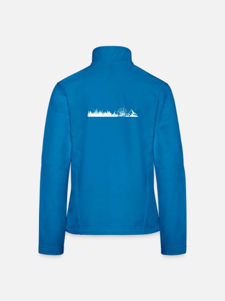 Explorer les forêts de montagne - Veste en tissu softshell Femme - noir - Dos