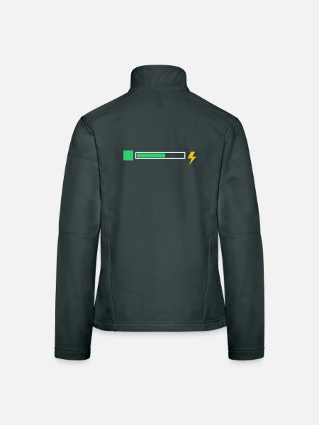 Energy - Frauen Softshelljacke - Dunkelgrau - Hinten