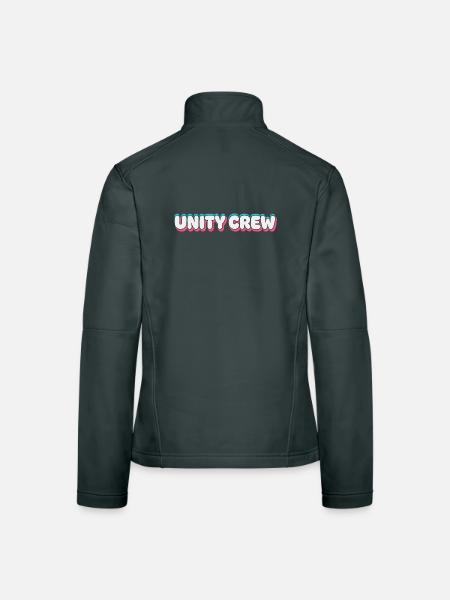 Unity Crew Graffiti Color Bubble - Women's Softshell Jacket - black - Back
