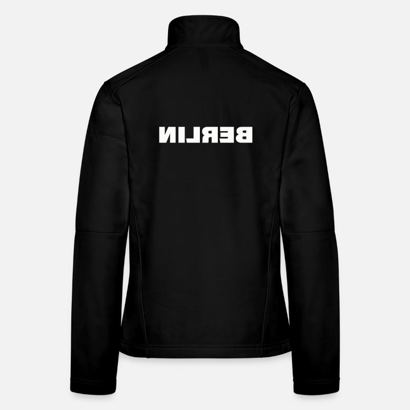 BERLIN - Frauen Softshelljacke - Schwarz
