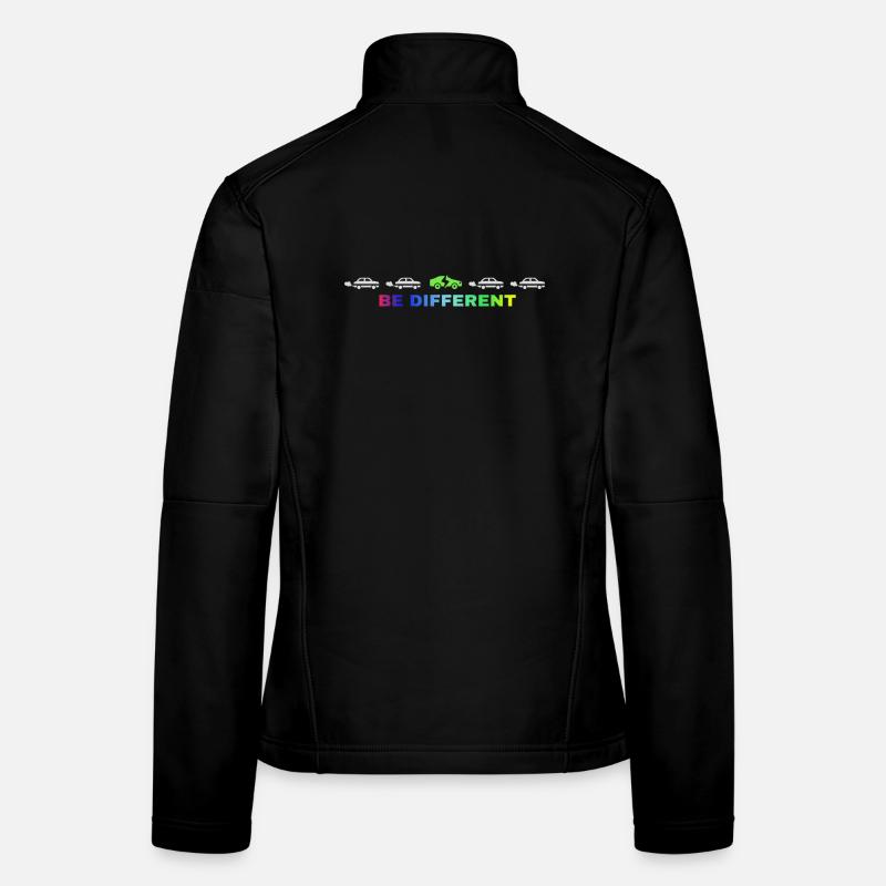Be different Frauen Softshelljacke