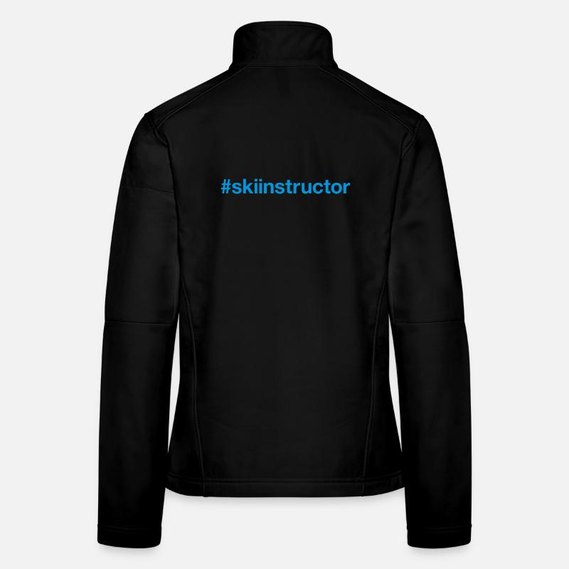 SKI INSTRUCTOR Skilehrer Hashtag Frauen Softshelljacke