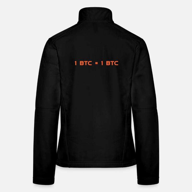 1 BTC = 1 BTC Frauen Softshelljacke