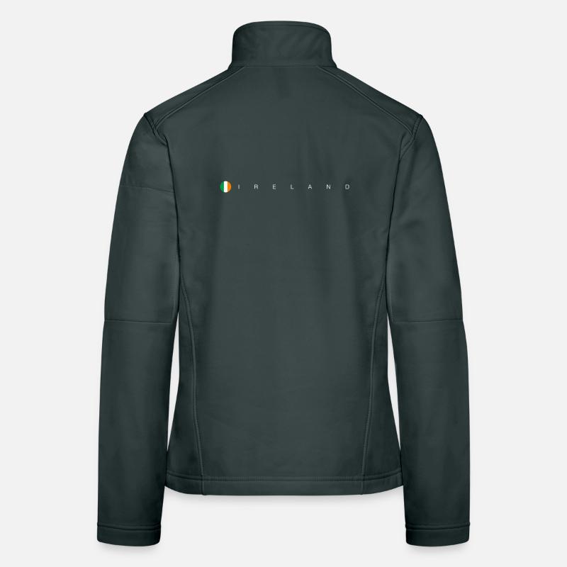 Drapeau de l’Irlande Veste en tissu softshell Femme