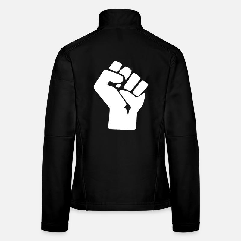 poing Veste en tissu softshell Femme