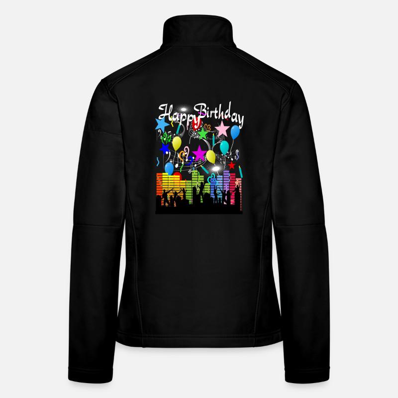 Anniversaire Veste en tissu softshell Femme