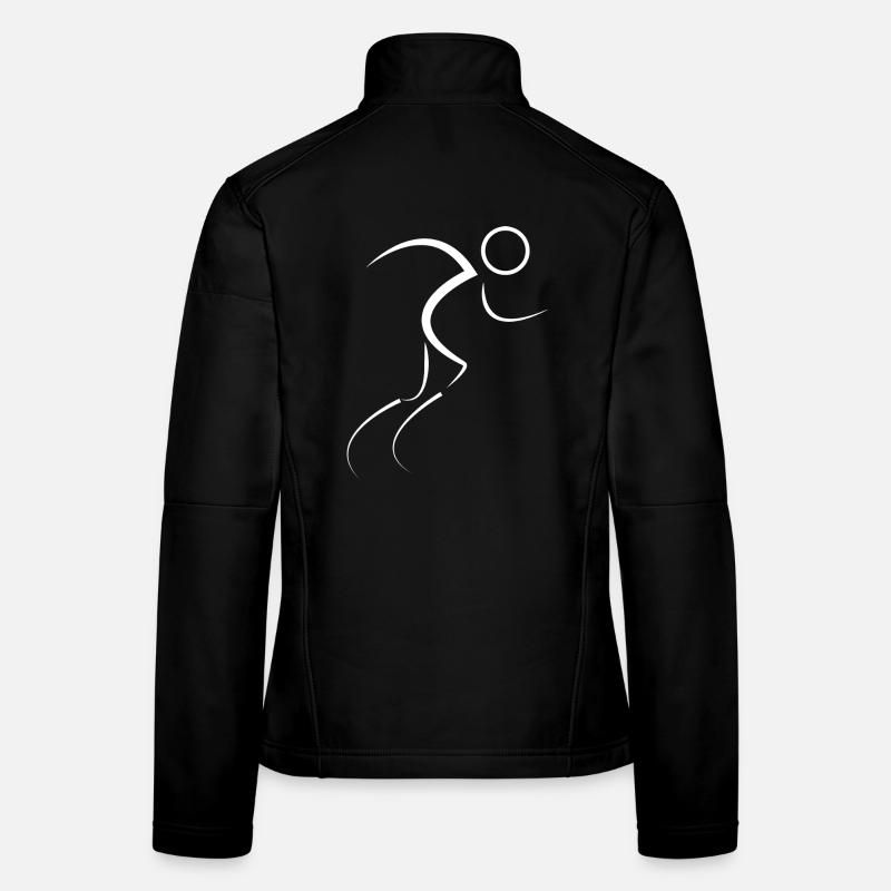 Marathon Marathonlauf Veste en tissu softshell Femme