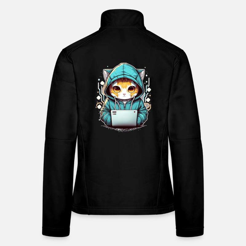 Coding cat Women's Softshell Jacket