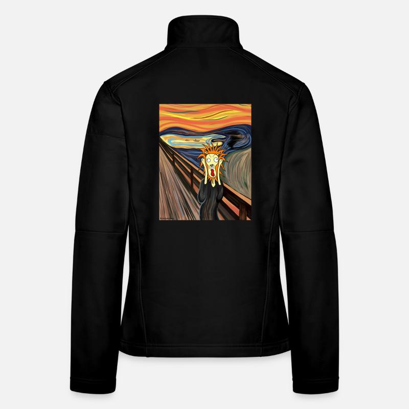  Scream! a funny lion Women's Softshell Jacket