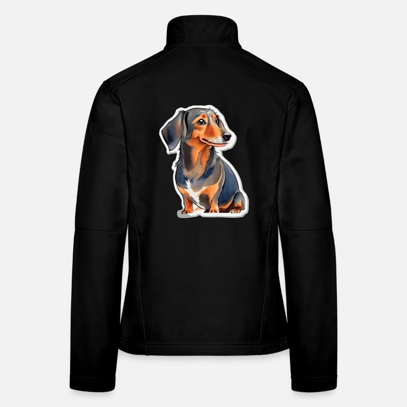 Dachshund Women's Softshell Jacket
