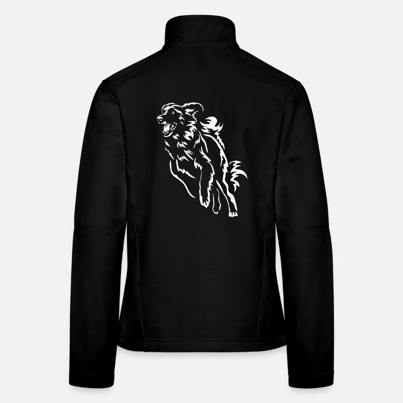Leonberger "Black Edition" Frauen Softshelljacke