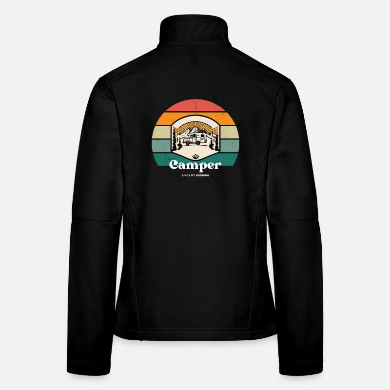 Camper since begining Frauen Softshelljacke