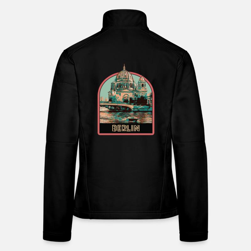 Blick auf den Berliner Dom und die Spree Frauen Softshelljacke