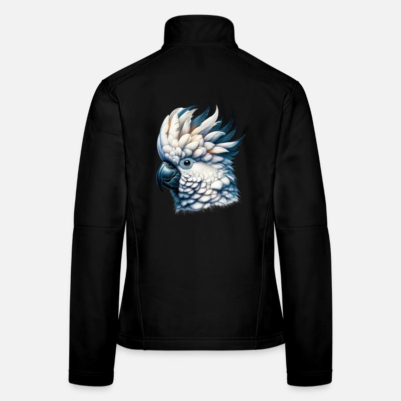 Cockatoo Parrot Women's Softshell Jacket