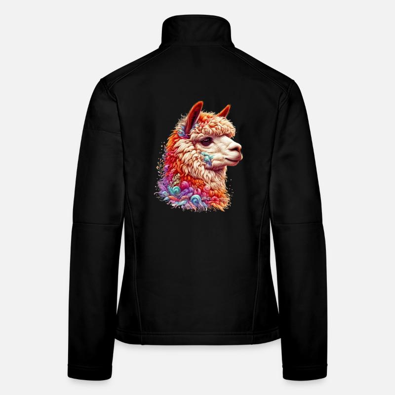 Alpaga Veste en tissu softshell Femme