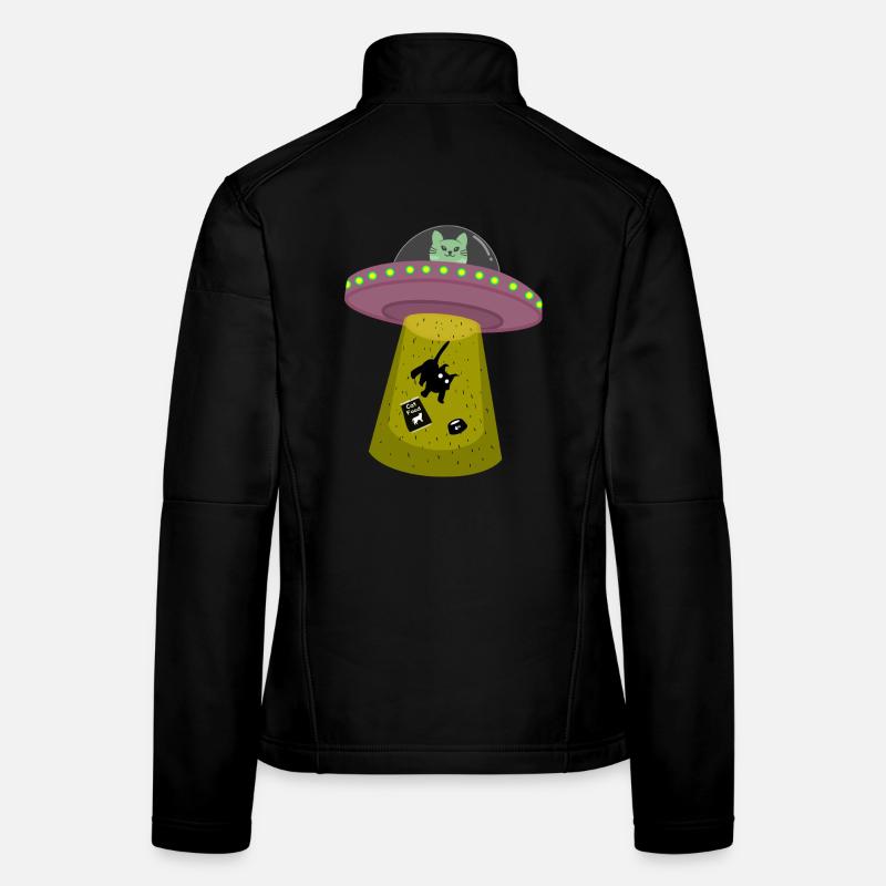 Chat OVNI Veste en tissu softshell Femme