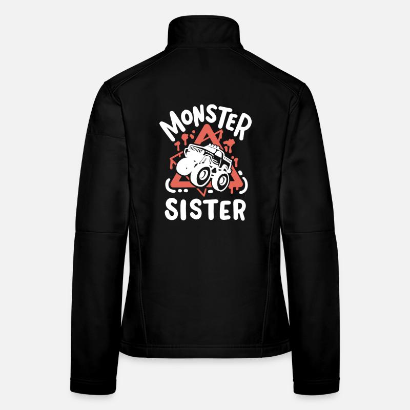 Monstertruck-Schwester Frauen Softshelljacke